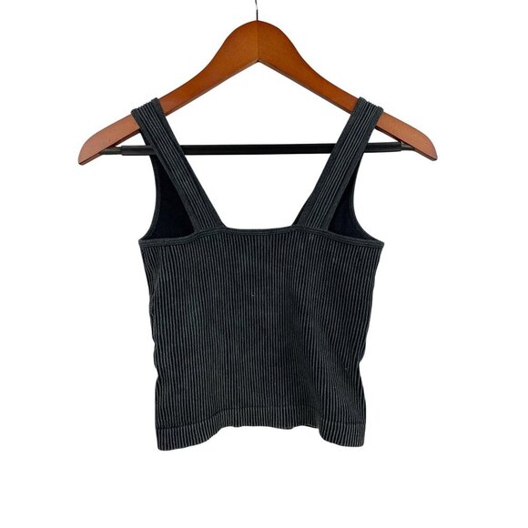 AS Revival Ribbed Tank Top OS Gray Womens Sleeveless - Picture 2 of 6